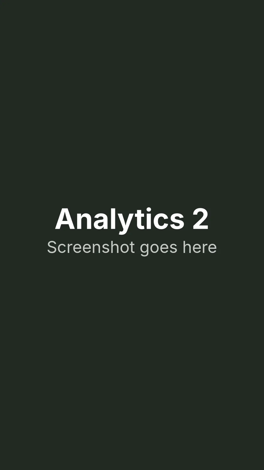 Analytics screenshot 2
